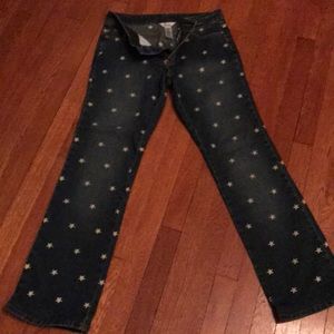 Lilly Pulitzer starfish jeans.